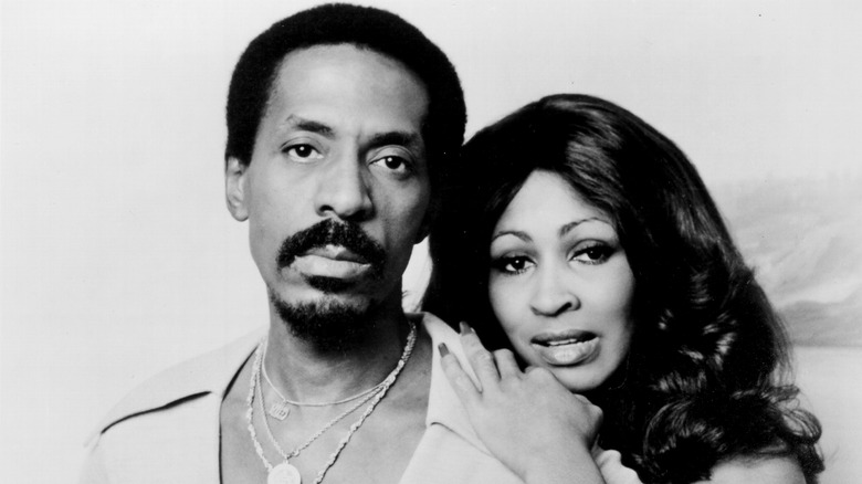 Tina Turner and Ike Turner posing together