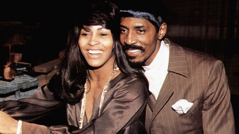 Tina Turner and Ike Turner posing together