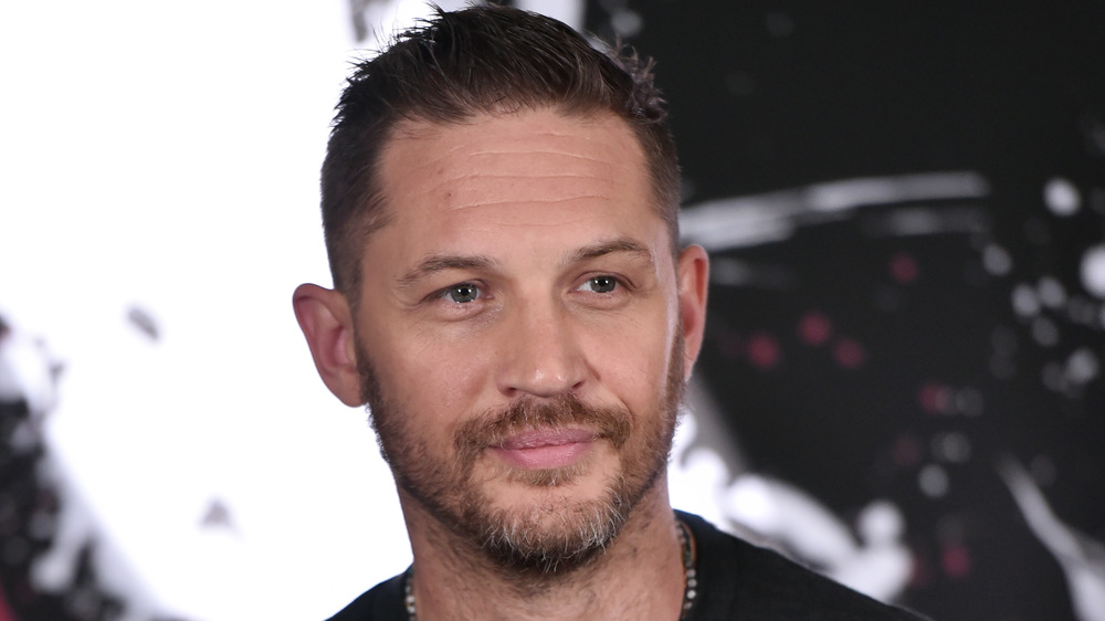 Tom Hardy attends a photo call for Venom in 2018