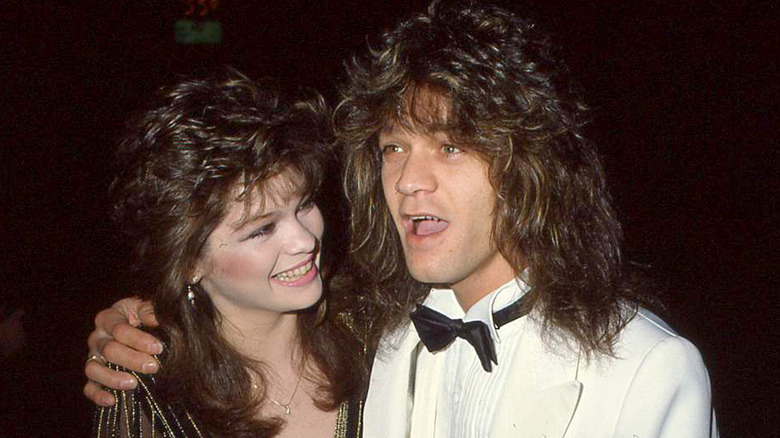 Valerie Bertinelli and Eddie Van Halen in 1983