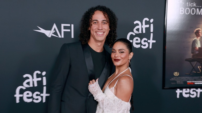 Cole Tucker and Vanessa Hudgens on red carpet