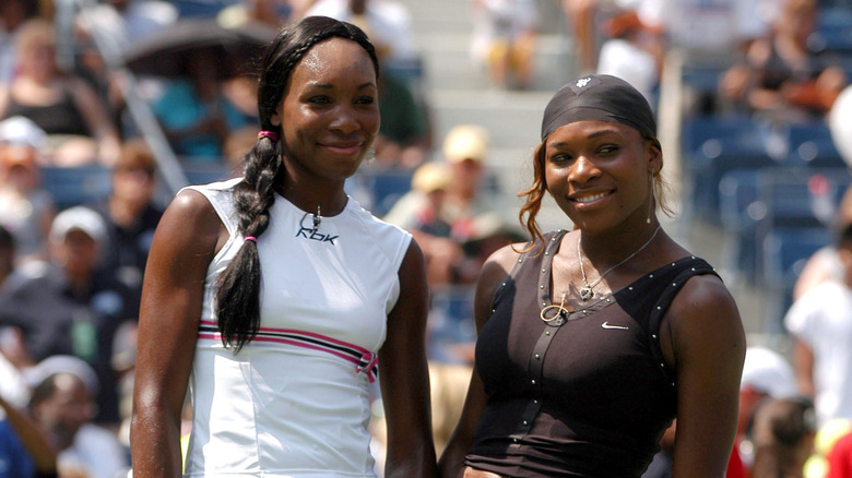 Venus and Serena Williams in 2004