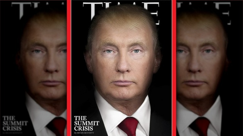 Time's Putin-Trump composite cover