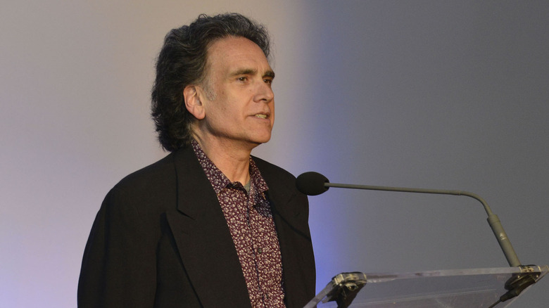 Peter Buffett at a podium