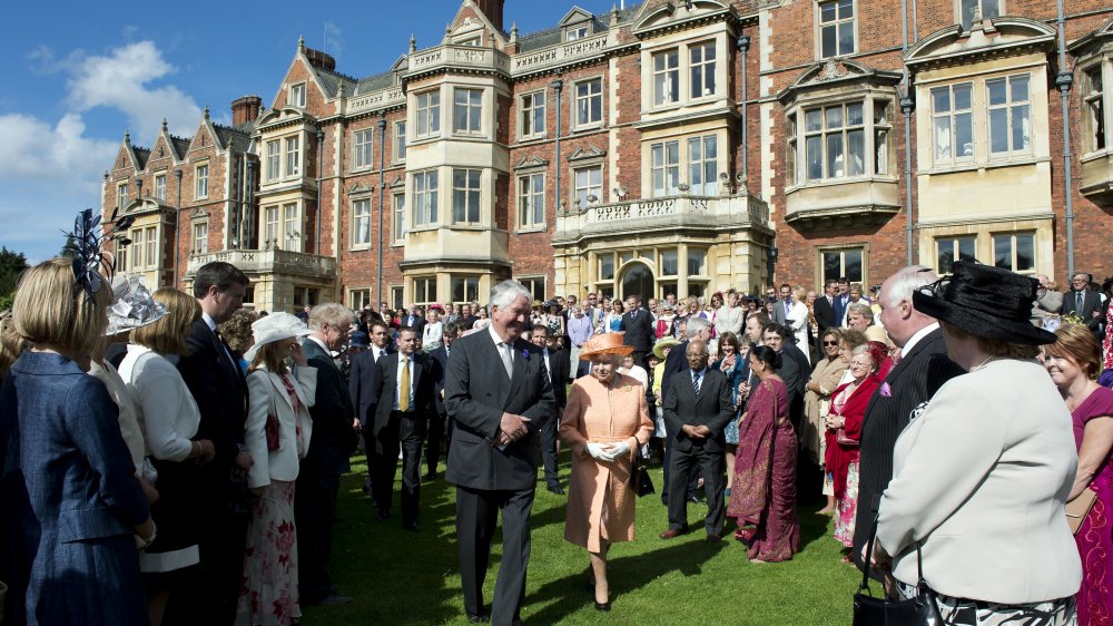 Queen Elizabeth at Sandringham House