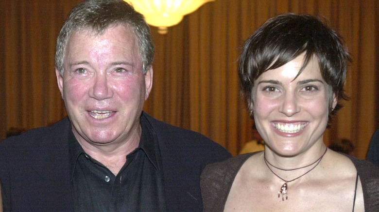 William and Melanie Shatner smiling