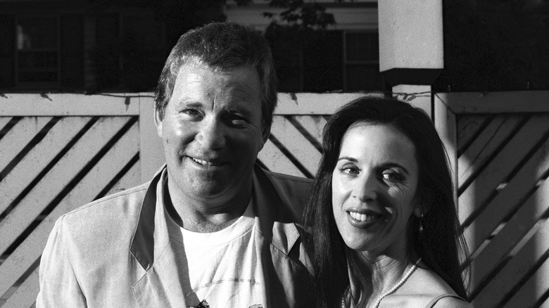 William Shatner and Marcy Lafferty smiling