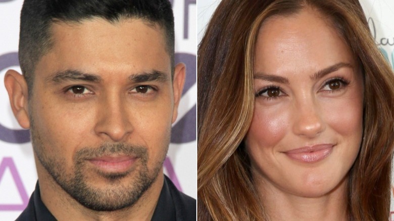 Wilmer Valderrama, Minka Kelly smiling