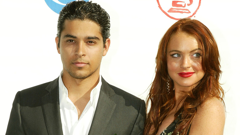 Wilmer Valderrama, Lindsay Lohan posing