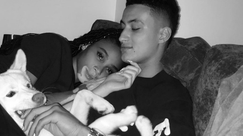 Winnie Harlow and Kyle Kuzma 