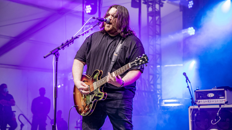 Wolfgang Van Halen of Mammoth WVH performing on day 2 of Shaky Knees Festival