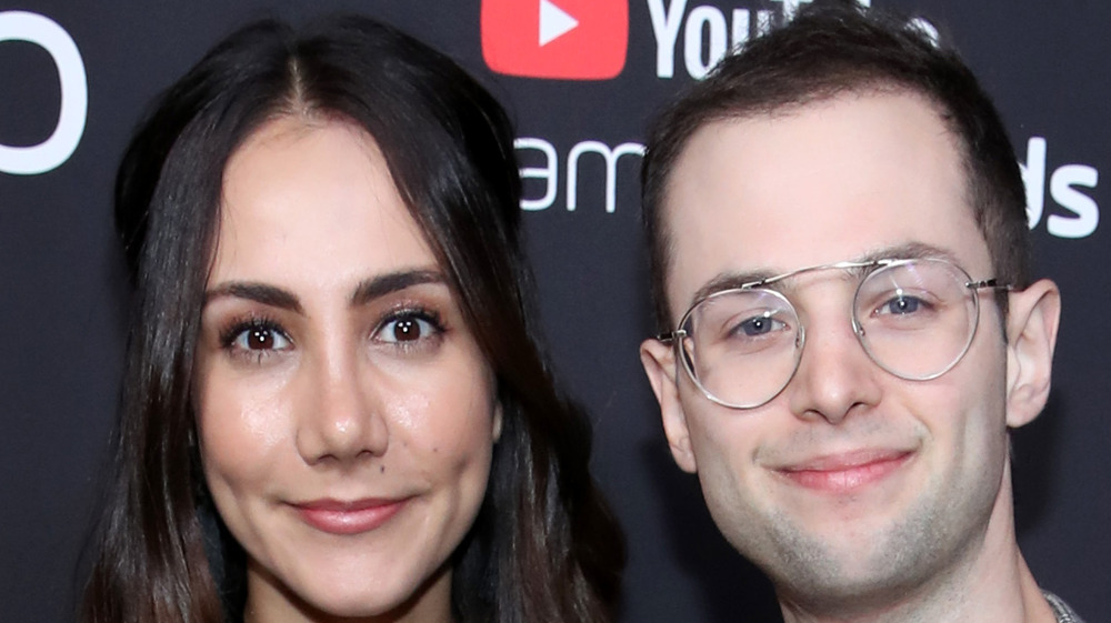 Maggie Bustamante and Zach Kornfeld, Streamy Awards YouTube red carpet