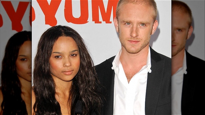 Zoe Kravitz and Ben Foster at an event 