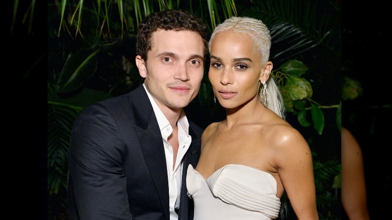 Karl Glusman and Zoe Kravitz at an event 