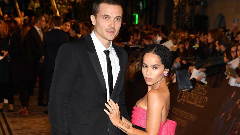 Zoe Kravitz and Karl Glusman at an event 