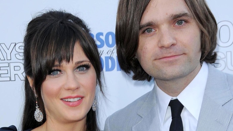 Zooey Deschanel and Ben Gibbard at the 500 Days of Summer premiere