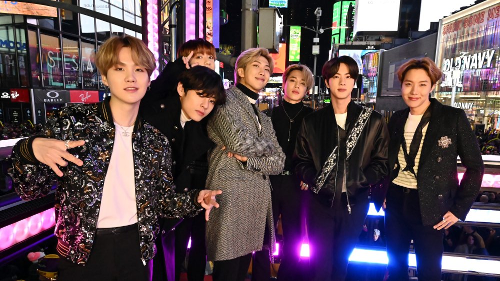 BTS in Times Square for New Years' Eve 2019