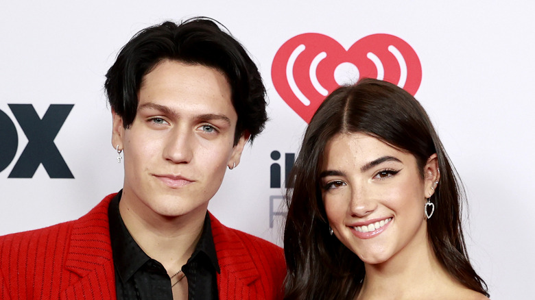 Lil Huddy and Charli D'Amelio at iHeartRadio Music Awards