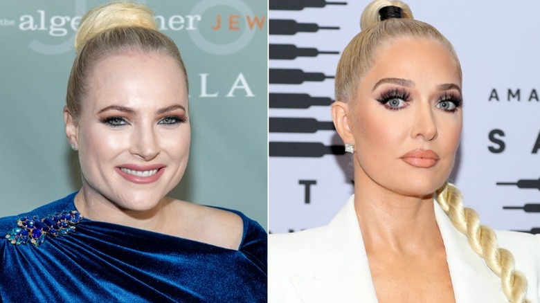 Meghan McCain and Erika Jayne side by side