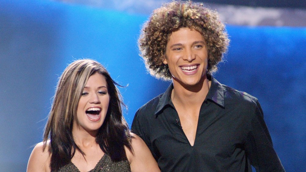 Kelly Clarkson and Justin Guarini