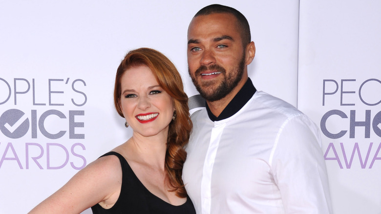 Sarah Drew and Jesse Williams in 2015. 