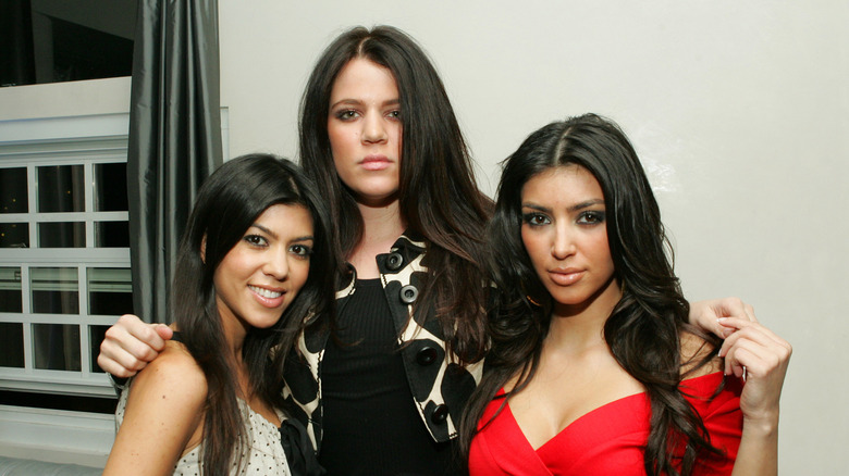 Kourtney, Khloe, and Kim Kardashian