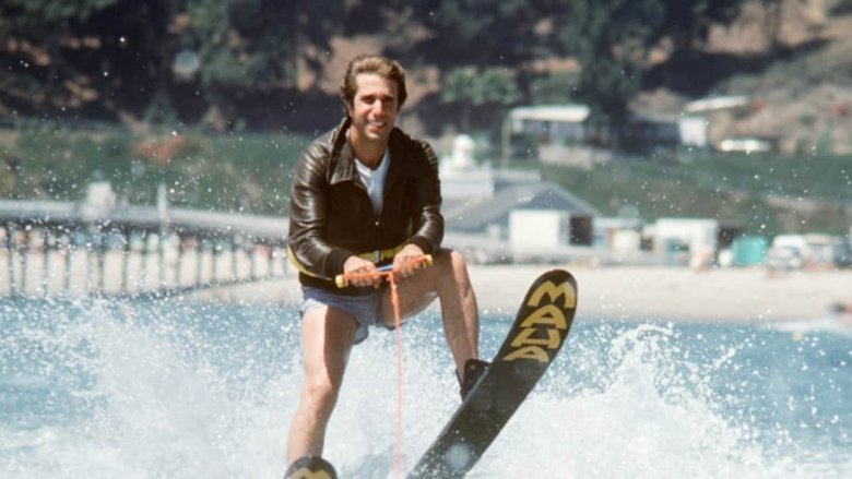 Fonzie jumps a shark