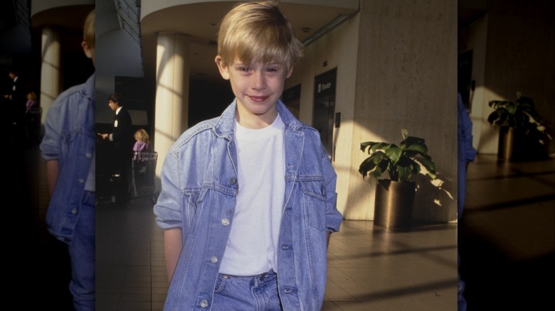 Child Macaulay Culkin jean jacket