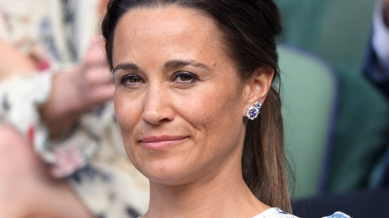 Pippa Middleton smirking