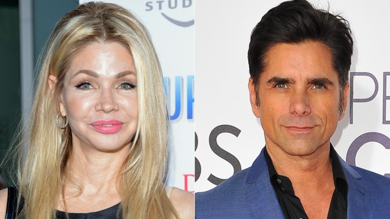 Teri Copley and John Stamos