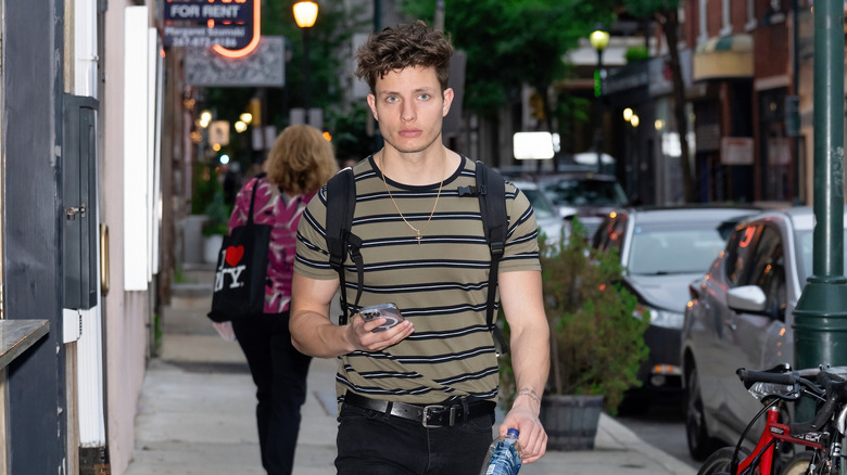 Matt Rife green striped shirt