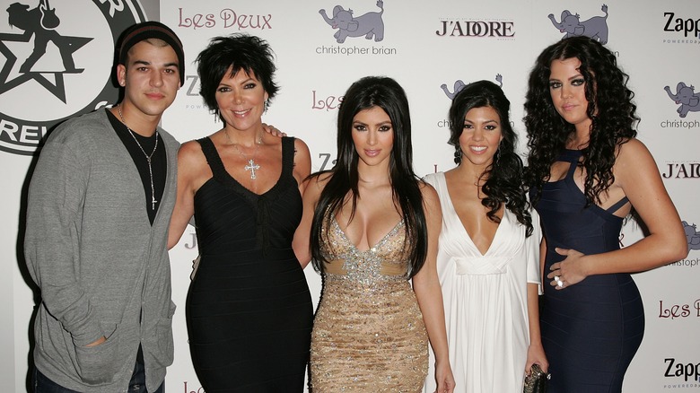 Kris Jenner and her Kardashian kids: Robert, Kim, Kourtney and Khloe