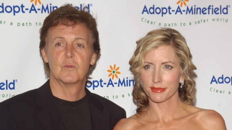 Paul McCartney and Heather Mills