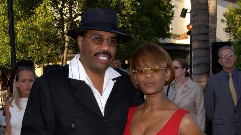 Steve Harvey and Mary Vaughn