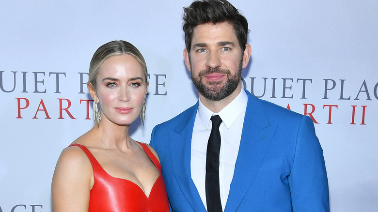 Emily Blunt and John Krasinski in 2020