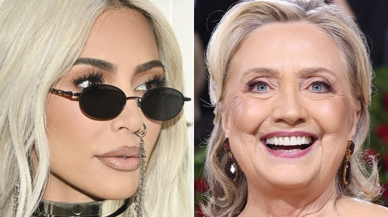 Kim Kardashian and Hillary Clinton