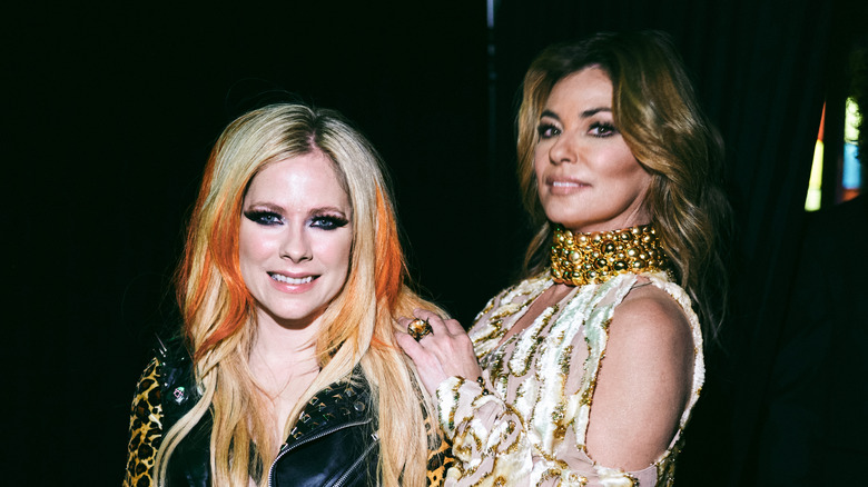 Avril Lavigne with Shania Twain