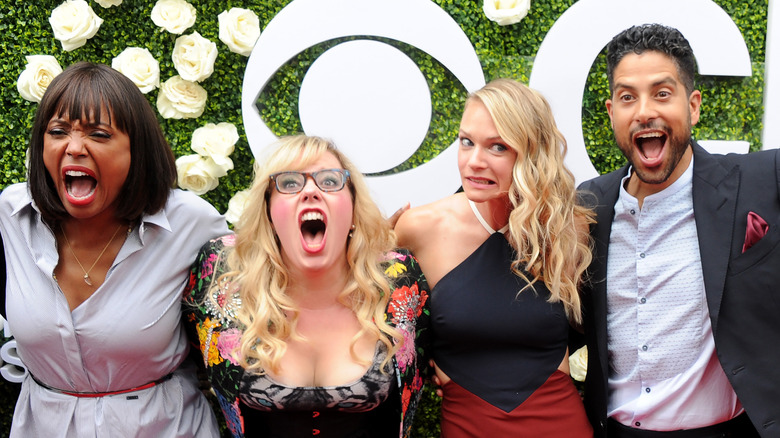 Criminal Minds cast with mouths open