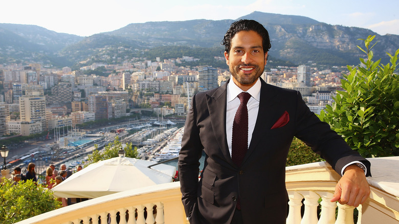 Adam Rodriguez on balcony