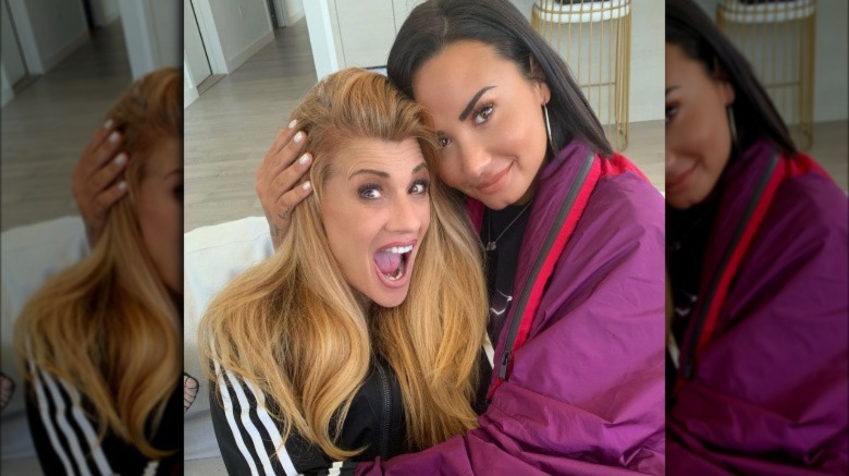 Dianna De La Garza and Demi Lovato