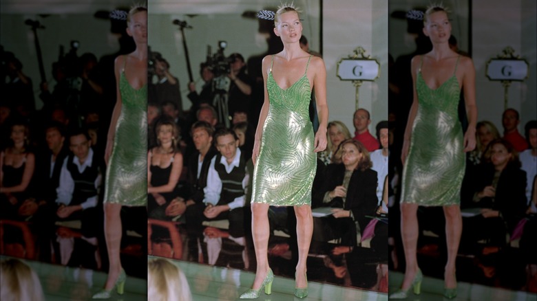 Kate Moss on the runway