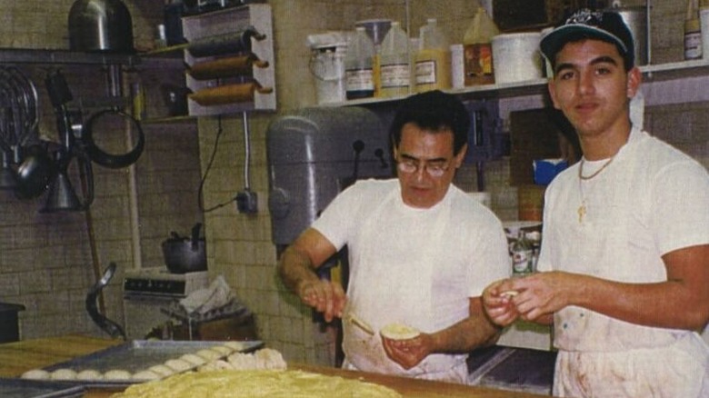 Buddy Valastro with his dad, baking