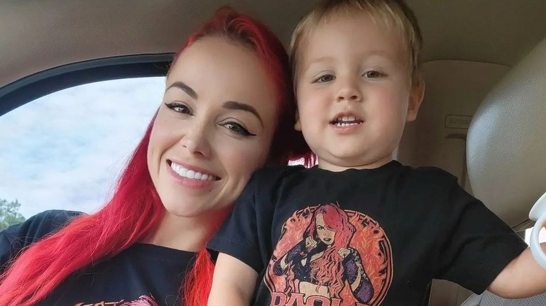 Paola Mayfield and her son Axel