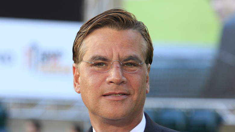 Aaron Sorkin at Moneyball premiere