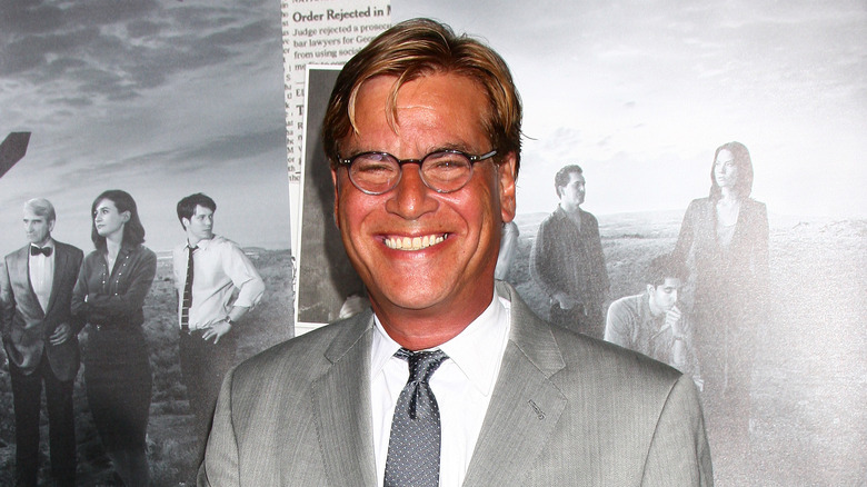 Aaron Sorkin at second season premiere of The Newsroom