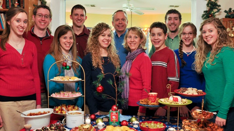 The Burnett family at Christmas
