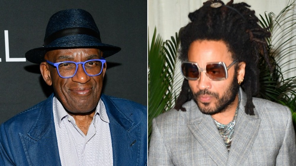 Al Roker (left), Lenny Kravitz (right)