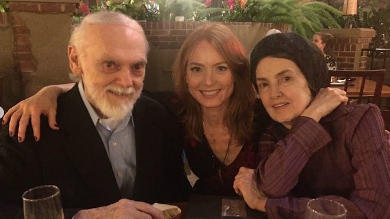 Alicia Witt with her parents