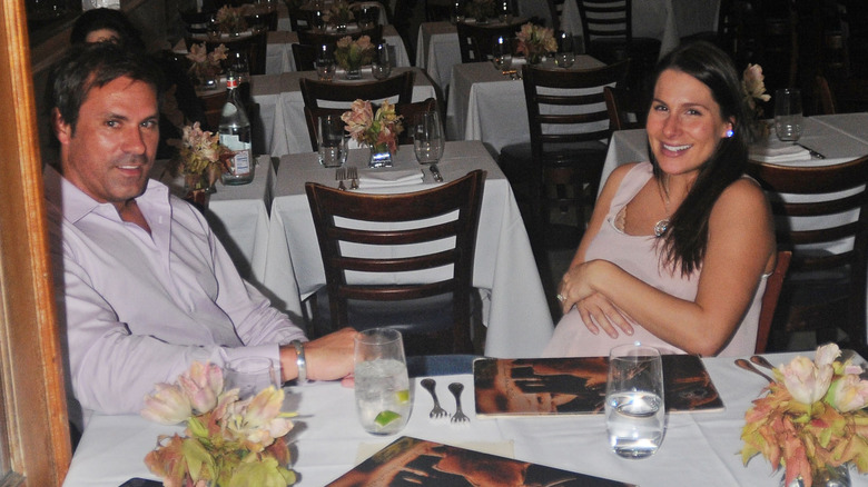 TJ Earle and Ashley Dupré having dinner in 2012