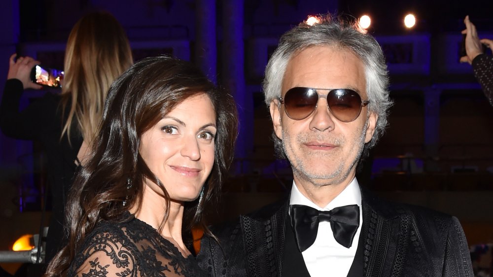 Andrea Bocelli and Veronica Berti 